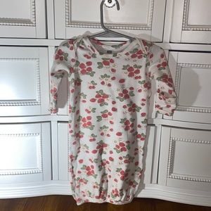 6-9 month nightgown, strawberry print